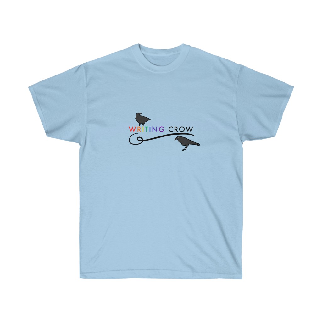 Unisex Writing Crow Shirt - Image 4