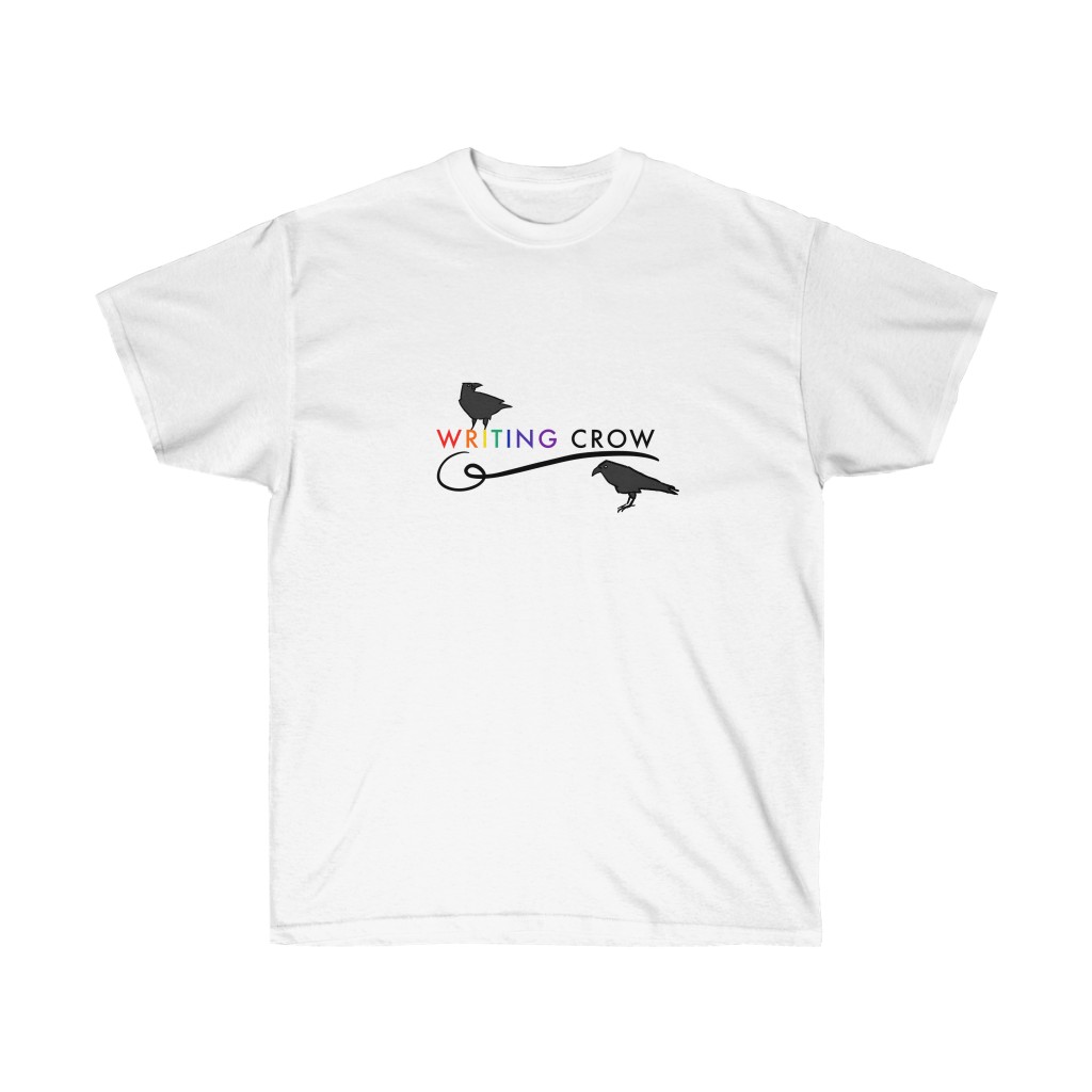 Unisex Writing Crow Shirt - Image 2